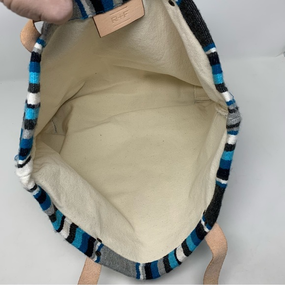 Rodan + Fields Large Striped Textile Tote Bag - Picture 4 of 4